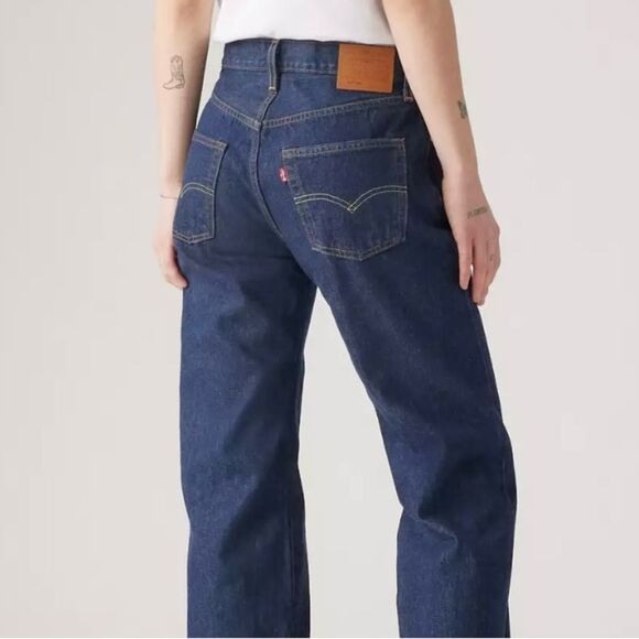 Levi's Denim - Levi’s Dark Wash 501 Straight-Leg Jeans